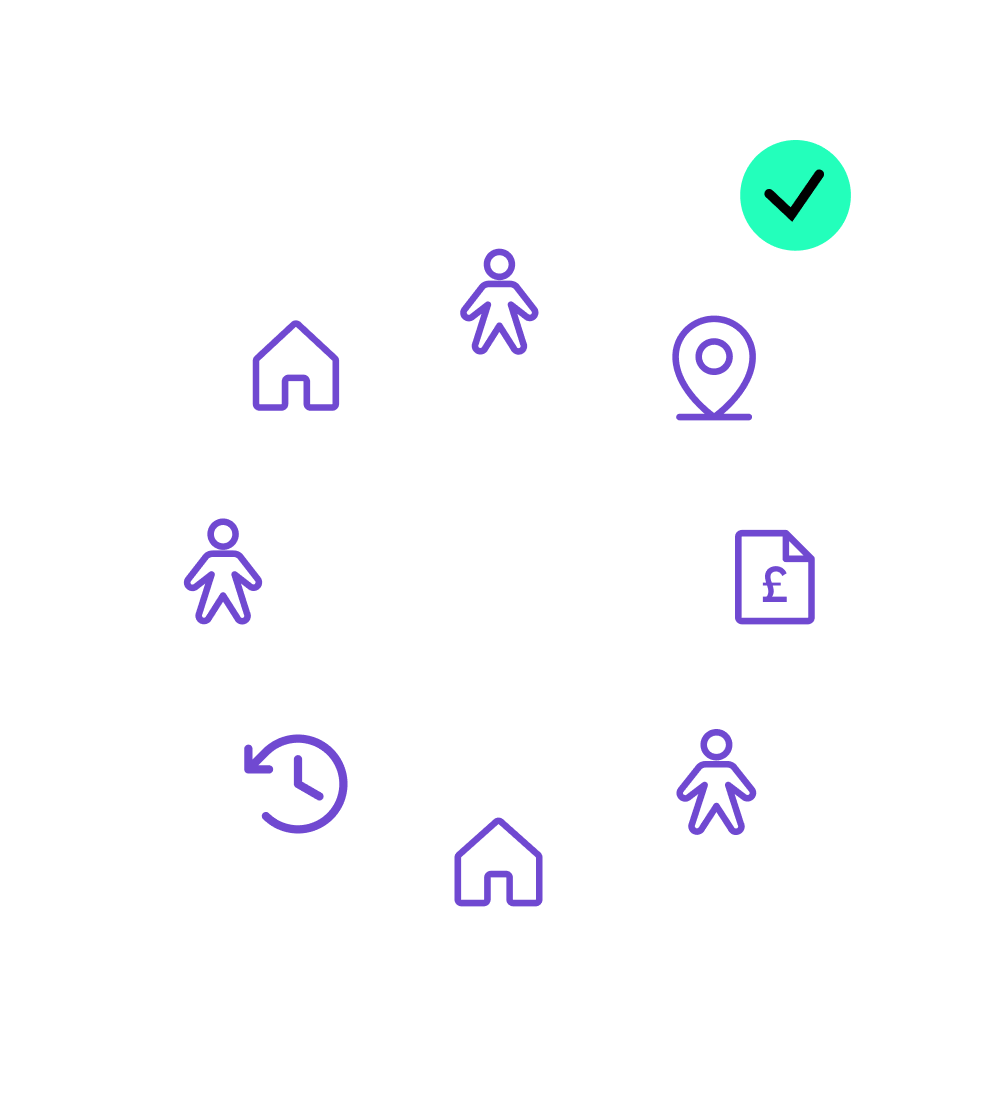 Icons representing various ways Florence supports staffing agencies through its Agency Staff Manager tool.